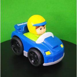 Fisher Price Little People Blue Race Car