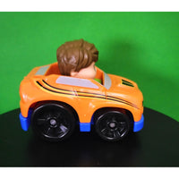 Fisher Price Little People Wheelies Orange Car