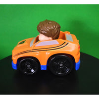 Fisher Price Little People Wheelies Orange Car