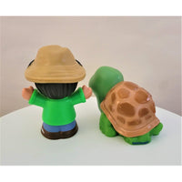 Fisher Price Little People Share & Care Safari Turtle and Zoo Keeper