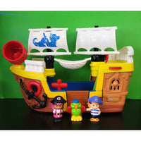 Fisher Price Little People Pirate Ship playset with music & sounds