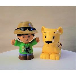 Fisher Price Little People Share & Care Safari Cheetah and Zoo Keeper