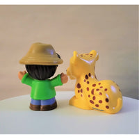Fisher Price Little People Share & Care Safari Cheetah and Zoo Keeper