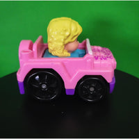 Fisher Price Little People Wheelies Pink Jeep Girl