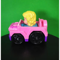 Fisher Price Little People Wheelies Pink Jeep Girl