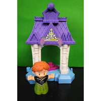 Fisher Price Little People Frozen Anna In Arendelle Figure & Mini Castle