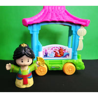 Little People Disney Princess Parade Mulan & Mushu Float Figure with Fan