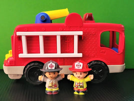 Fisher Price Little People Fire Truck with 2 Figures