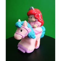 Fisher Price Little People Disney Princess Ariel Little Mermaid Klip Klop Horse