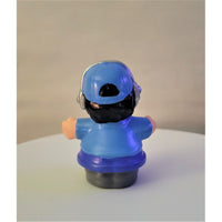 Fisher Price Little People Airplane Helicopter Pilot Boy Figure Blue Cap
