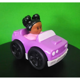 Fisher Price Little People Wheelies Tessa in Purple Car