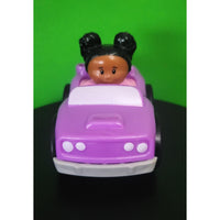 Fisher Price Little People Wheelies Tessa in Purple Car