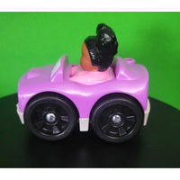 Fisher Price Little People Wheelies Tessa in Purple Car