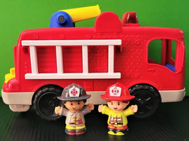 Fisher Price Little People Fire Truck with 2 Figures