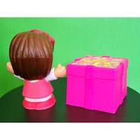 Fisher Price Little People Mia with Pink Present