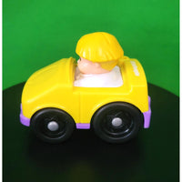 Fisher Price Little People Yellow Car Boy